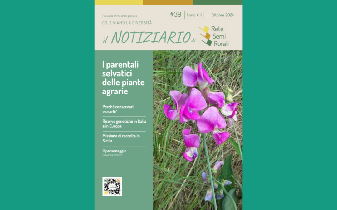 Crop Wild Relatives are featured in an Italian magazine
