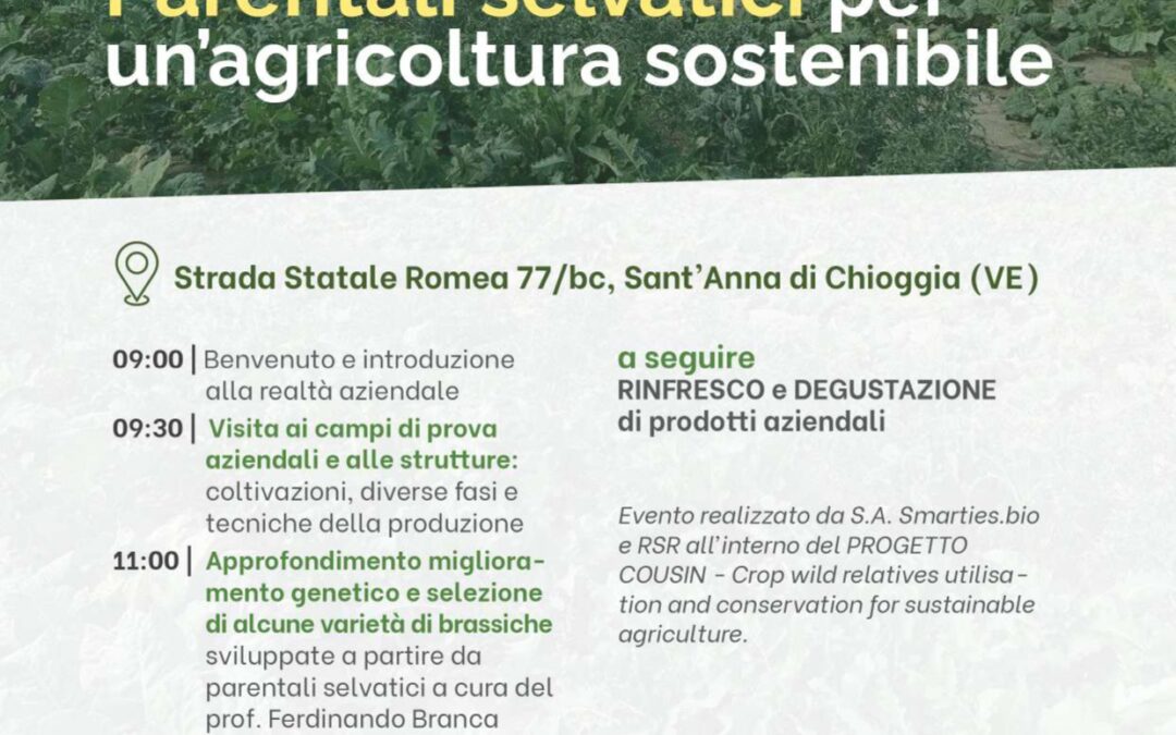 Crop Wild Relatives for sustainable agriculture