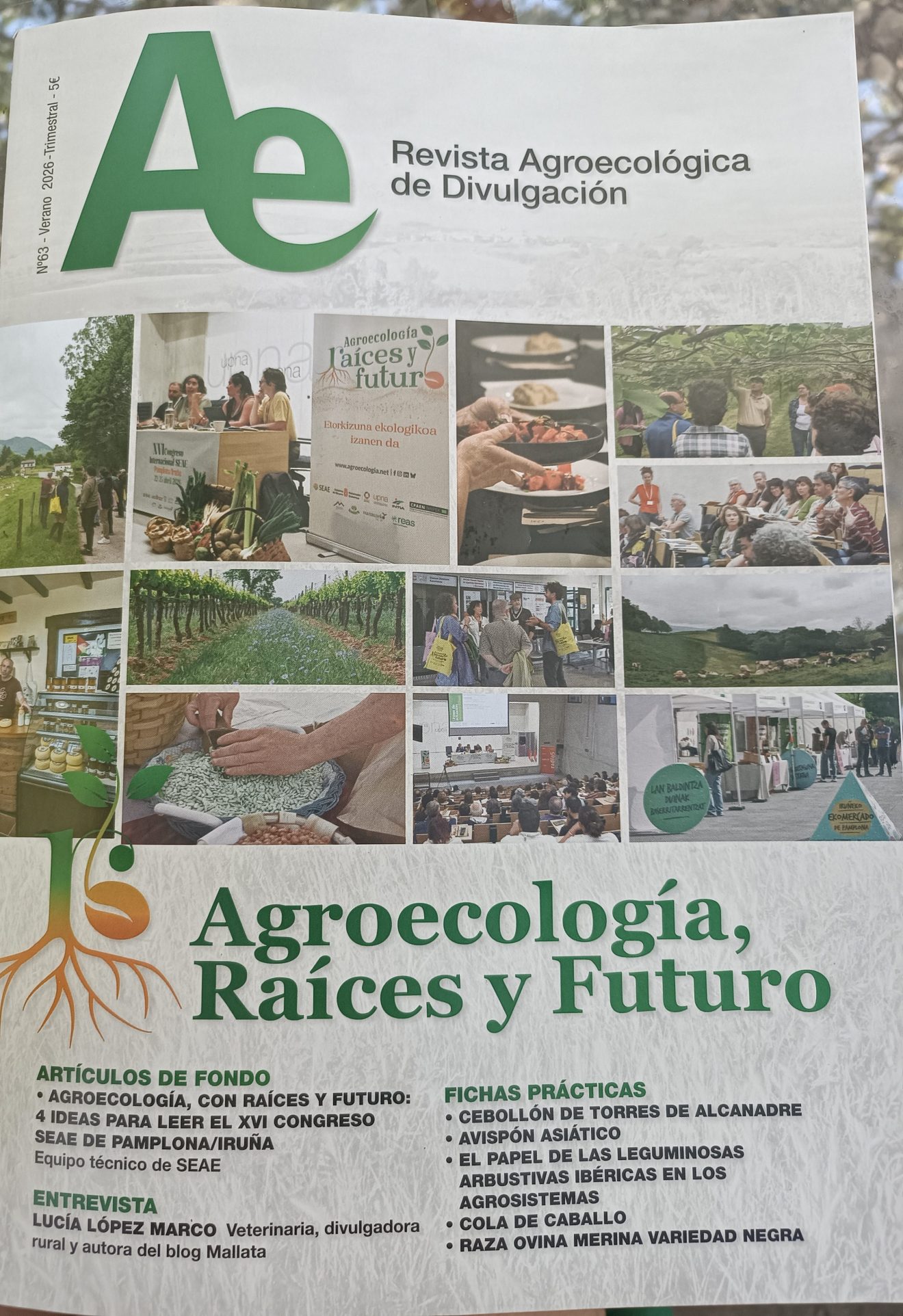 Crop Wild Relatives featured in the Spanish agroecological magazine ＂Revista Agroecológica de Divulgación＂